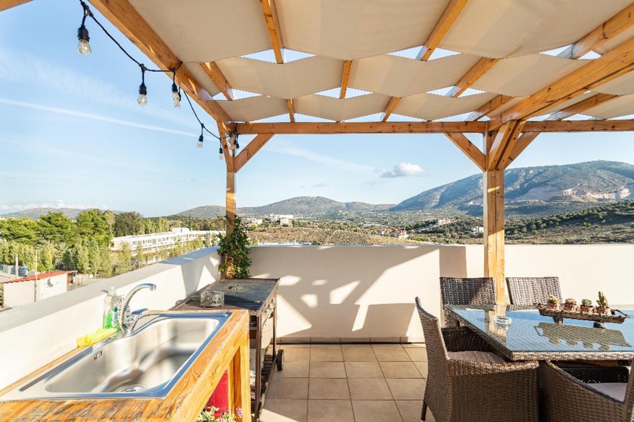 Вилла Milo Luxury House -Free Airport Pick Up-10Min Drive Markopoulo Mesogaias Экстерьер фото