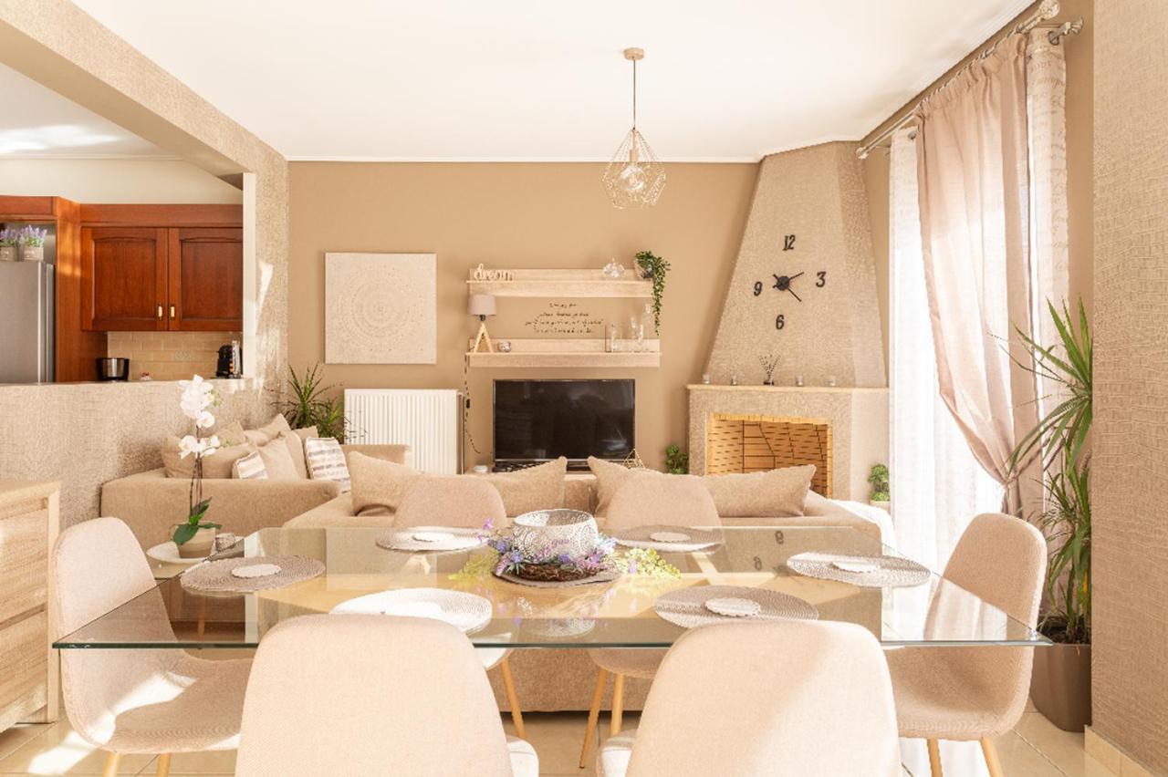 Вилла Milo Luxury House -Free Airport Pick Up-10Min Drive Markopoulo Mesogaias Экстерьер фото